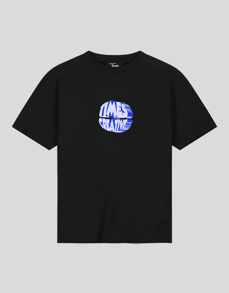 Times 3D Logo T-Shirt (Black)