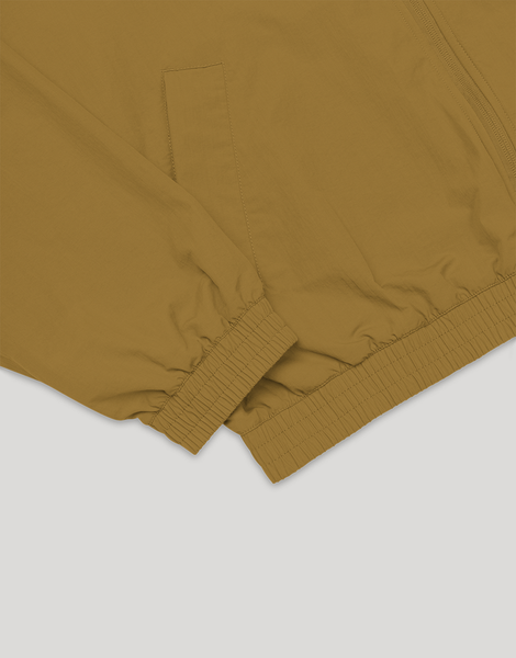 Times Embroidered Script Logo Jacket (Ochre)
