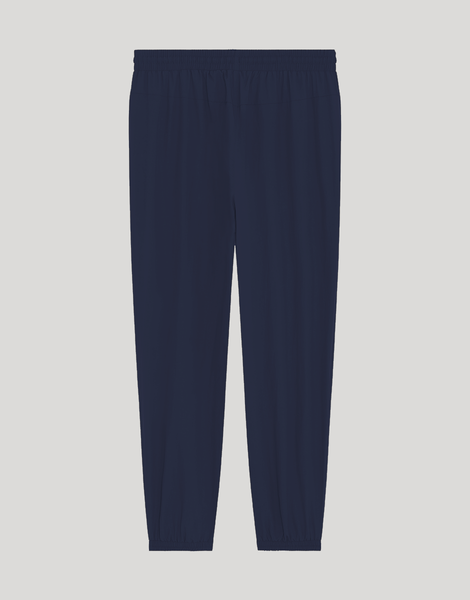 Times Embroidered Script Logo Pants (Navy Blue)