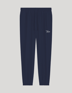 Times Embroidered Script Logo Pants (Navy Blue)