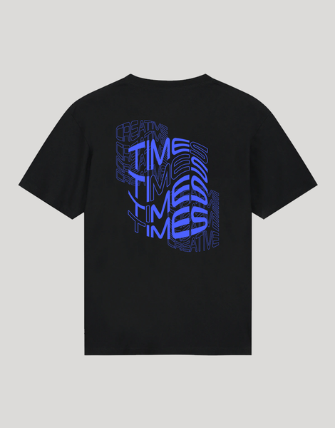 Times Repeat Logo T-Shirt (Black)