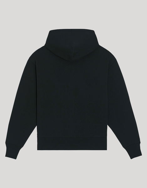 Times Embroidered Script Logo Hoodie (Black)