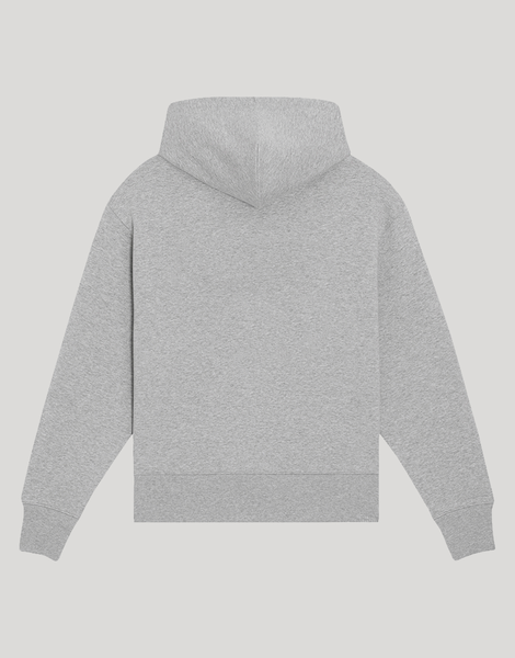 Times Embroidered Script Logo Hoodie (Heather Grey)