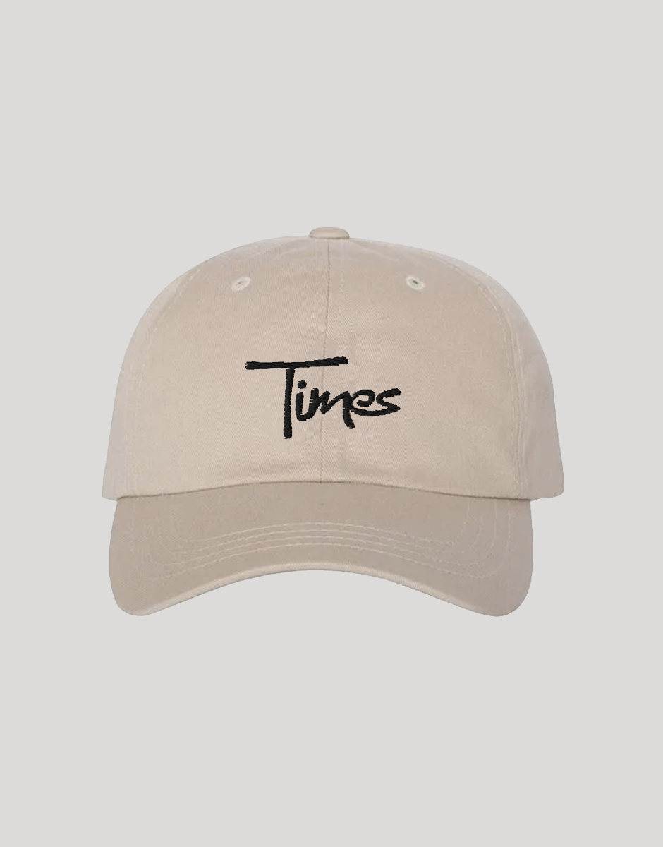 Times Script Logo Low Pro Cap (Beige)