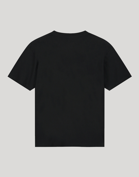 Times Embroidered Script Logo T-Shirt (Black)