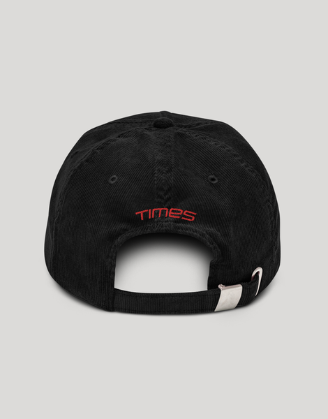 Times TC Logo Corduroy 6-Panel Cap (Black)