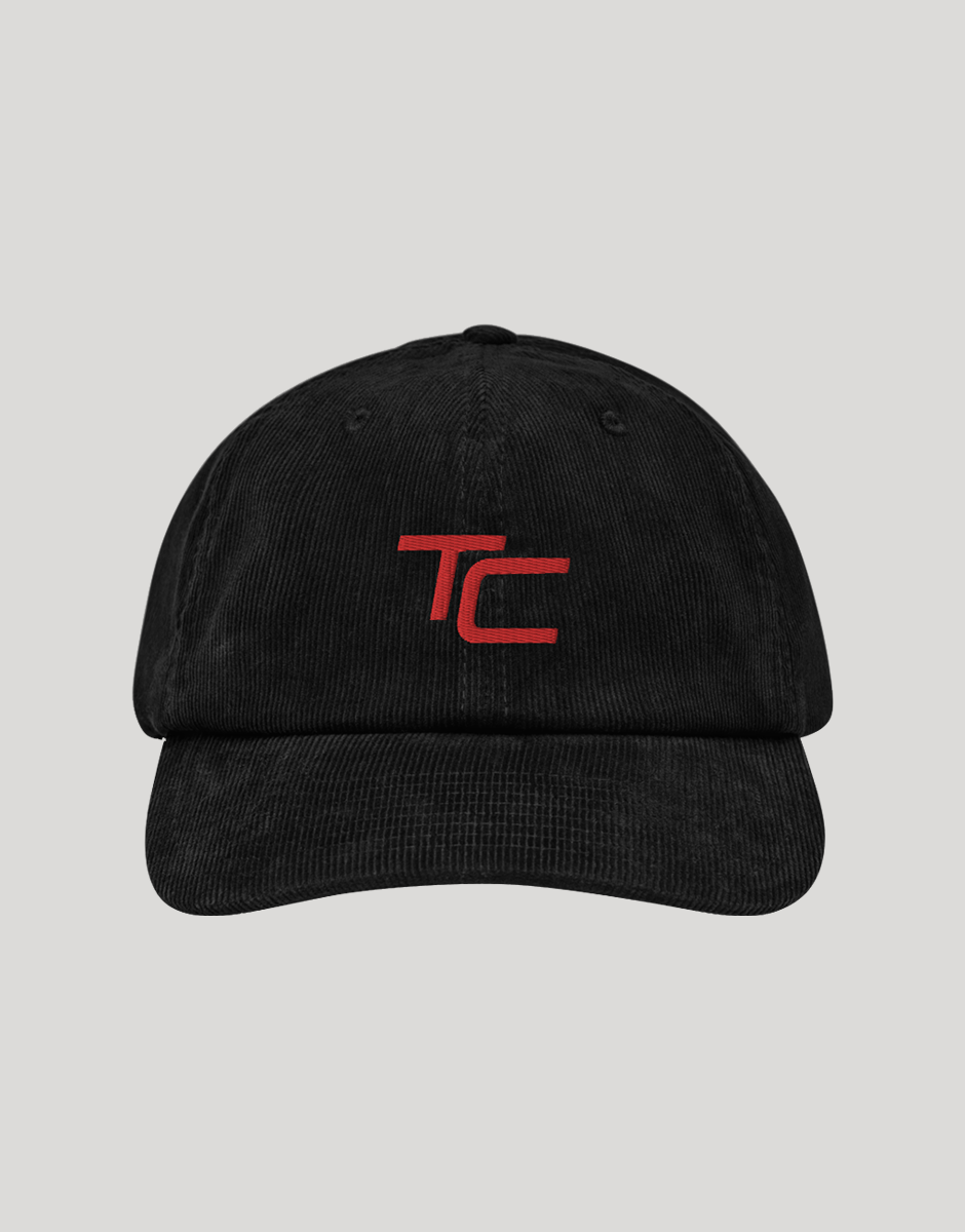 Times TC Logo Corduroy 6-Panel Cap (Black)