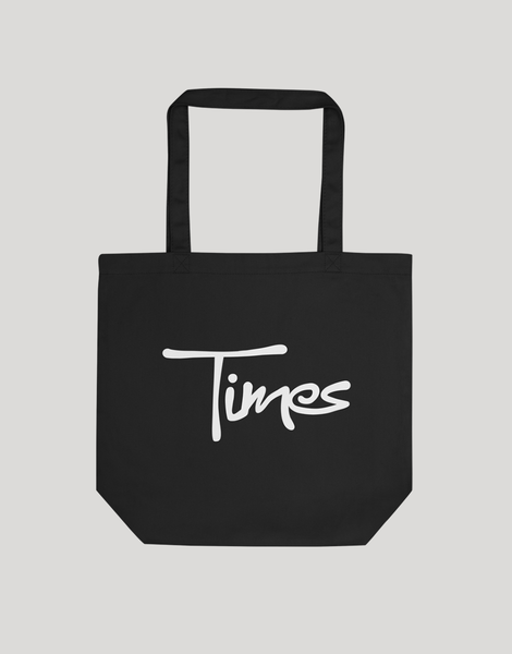 Times A Walking Figure Tote Bag (Black)